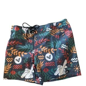 Vast New Mens Colorful Patterned Swim TrunksShorts